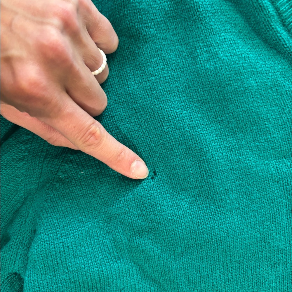 Pendleton Turquoise Lambswool Pullover Sweater - image 5